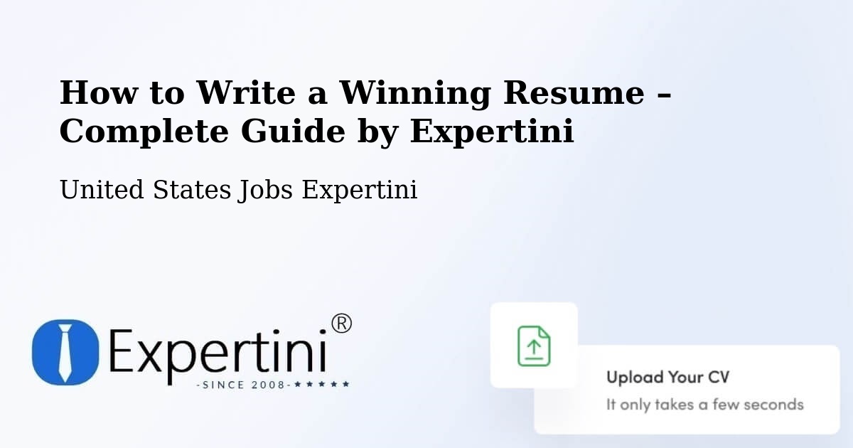 Resume Writing Guide for Job Seekers – Kendall - Kendall, United States Jobs Expertini